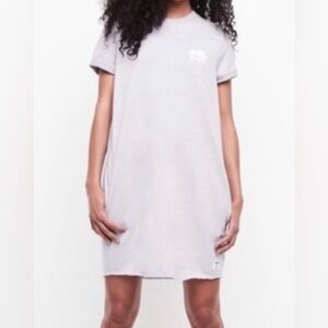 Roots Edith Lilac Purple Short Sleeve Sweatshirt Mini Dress size S